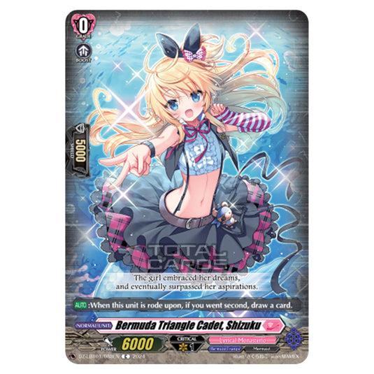 Bermuda Triangle Cadet, Shizuku DZ-LBT01/088EN card from the Cardfight!! Vanguard set Lyrical Monasterio Sparkling Stars!