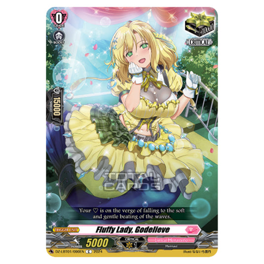 Fluffy Lady, Godelieve DZ-LBT01/090EN card from the Cardfight!! Vanguard set Lyrical Monasterio Sparkling Stars!