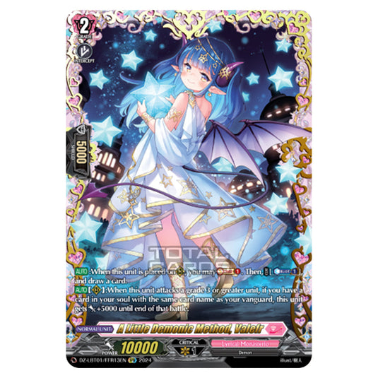 A Little Demonic Method, Valefr DZ-LBT01/FFR13EN card from the Cardfight!! Vanguard set Lyrical Monasterio Sparkling Stars!