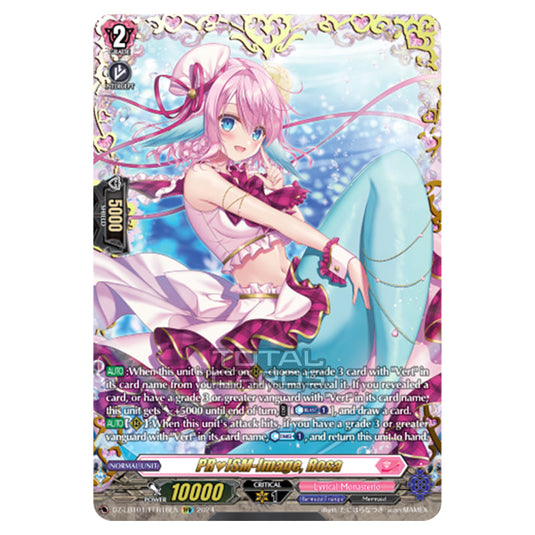 PRISM-Image, Rosa DZ-LBT01/FFR16EN card from the Cardfight!! Vanguard set Lyrical Monasterio Sparkling Stars!