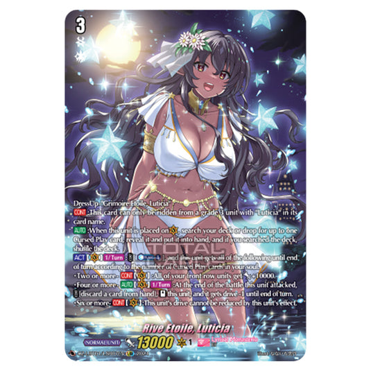 Rive Etoile, Luticia DZ-LBT01/LSR07EN card from the Cardfight!! Vanguard set Lyrical Monasterio Sparkling Stars!