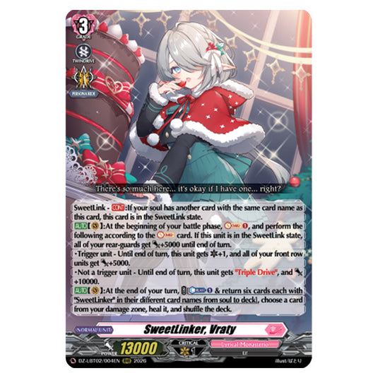 SweetLinker, Vraty DZ-LBT02/004EN card from the Cardfight!! Vanguard set Lyrical Monasterio Season of Wonders