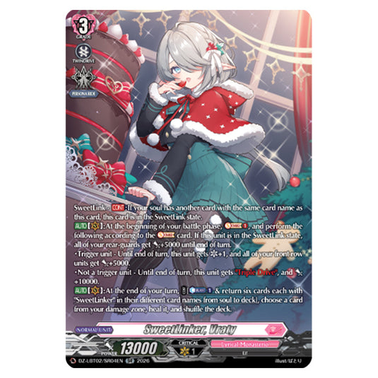 SweetLinker, Vraty DZ-LBT02/SR04EN card from the Cardfight!! Vanguard set Lyrical Monasterio Season of Wonders