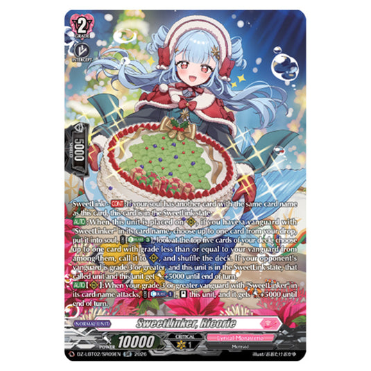 SweetLinker, Ricorie DZ-LBT02/SR09EN card from the Cardfight!! Vanguard set Lyrical Monasterio Season of Wonders