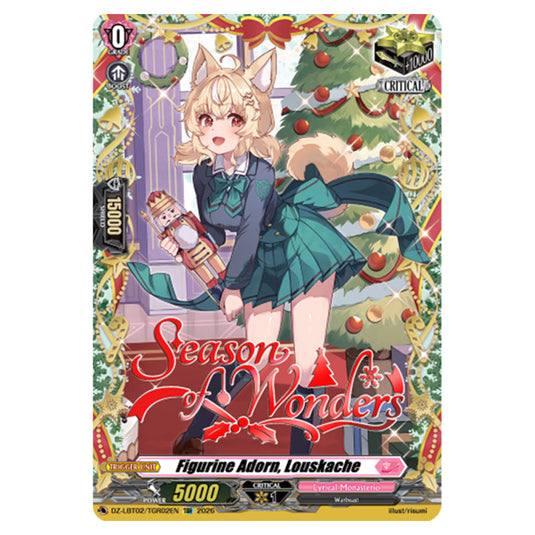 Figurine Adorn, Louskache DZ-LBT02/TGR02EN card from the Cardfight!! Vanguard set Lyrical Monasterio Season of Wonders