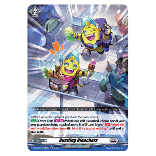 Bustling Bleachers DZ-SS01/021EN card from the Cardfight!! Vanguard set Festival Booster 2024