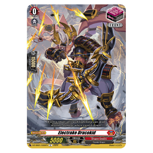 Electrake Dracokid DZ-SS01/030EN card from the Cardfight!! Vanguard set Festival Booster 2024