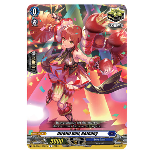 Direful Doll, Bethany DZ-SS01/032EN card from the Cardfight!! Vanguard set Festival Booster 2024