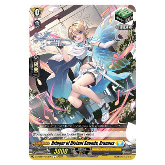 Bringer of Distant Sounds, Araunus DZ-SS01/043EN card from the Cardfight!! Vanguard set Festival Booster 2024