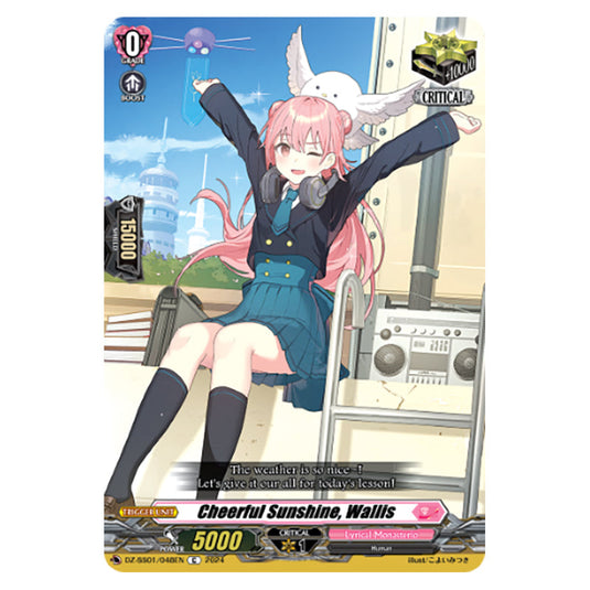 Cheerful Sunshine, Wallis DZ-SS01/048EN card from the Cardfight!! Vanguard set Festival Booster 2024