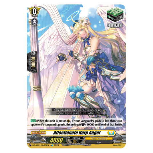 Affectionate Harp Angel DZ-SS01/Re23EN card from the Cardfight!! Vanguard set Festival Booster 2024