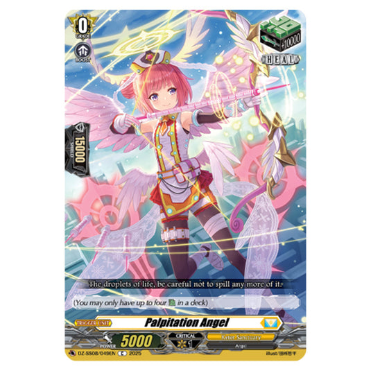 Palpitation Angel DZ-SS08/049EN card from the Cardfight!! Vanguard set Festival Booster 2025
