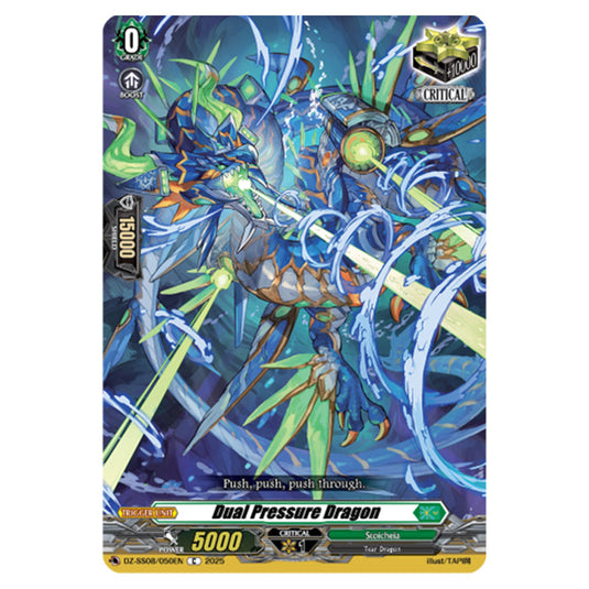 Dual Pressure Dragon DZ-SS08/050EN card from the Cardfight!! Vanguard set Festival Booster 2025