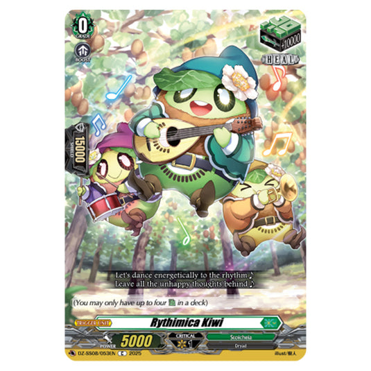 Rythimica Kiwi DZ-SS08/053EN card from the Cardfight!! Vanguard set Festival Booster 2025