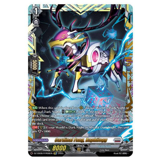 Cardinal Fang, Raphilogg DZ-SS08/FFR08EN card from the Cardfight!! Vanguard set Festival Booster 2025
