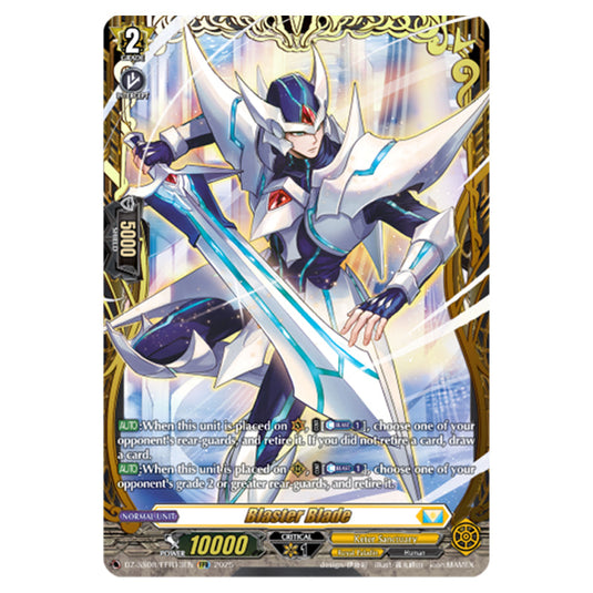Blaster Blade DZ-SS08/FFR13EN card from the Cardfight!! Vanguard set Festival Booster 2025