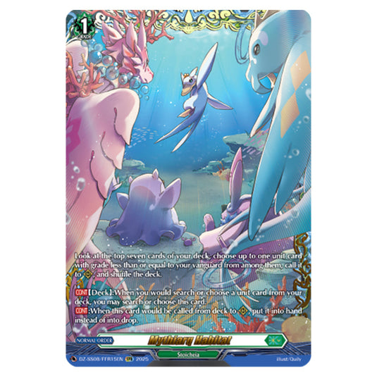 Mythiarq Habitat DZ-SS08/FFR15EN card from the Cardfight!! Vanguard set Festival Booster 2025