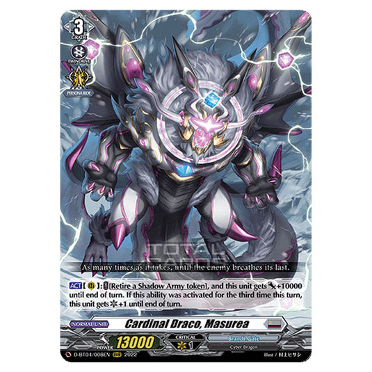 Cardfight!! Vanguard - VGE-D-BT04 - Awakening of Chakrabarthi - Cardinal Draco, Masurea (RRR) D-BT04/008