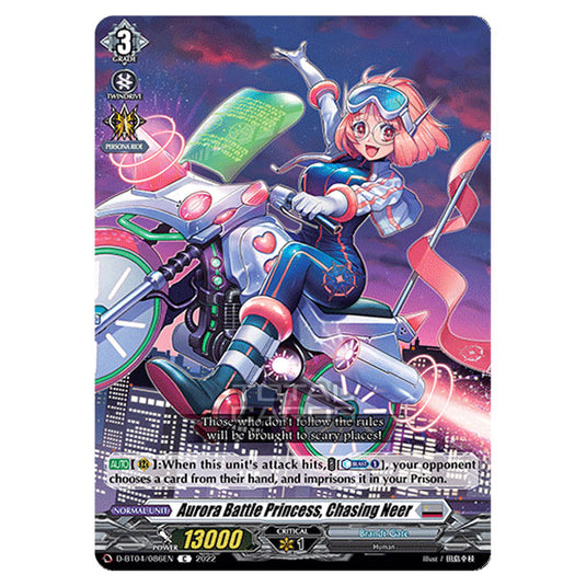 Cardfight!! Vanguard - VGE-D-BT04 - Awakening of Chakrabarthi - Aurora Battle Princess, Chasing Neer (C) D-BT04/086