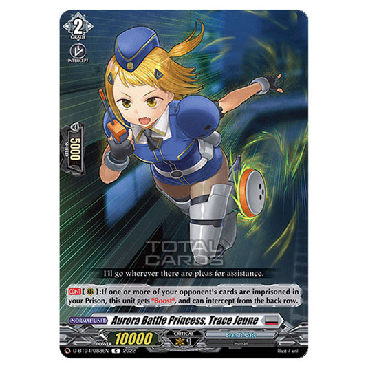 Cardfight!! Vanguard - VGE-D-BT04 - Awakening of Chakrabarthi - Aurora Battle Princess, Trace Jeune (C) D-BT04/088