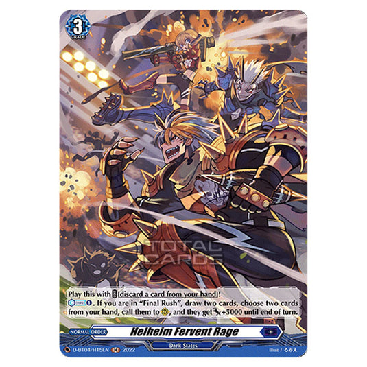 Cardfight!! Vanguard - VGE-D-BT04 - Awakening of Chakrabarthi - Helheim Fervent Rage (H) D-BT04/H015