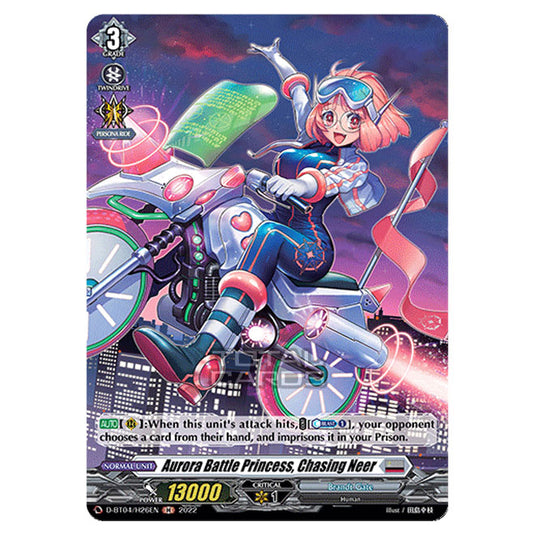 Cardfight!! Vanguard - VGE-D-BT04 - Awakening of Chakrabarthi - Aurora Battle Princess, Chasing Neer (H) D-BT04/H026