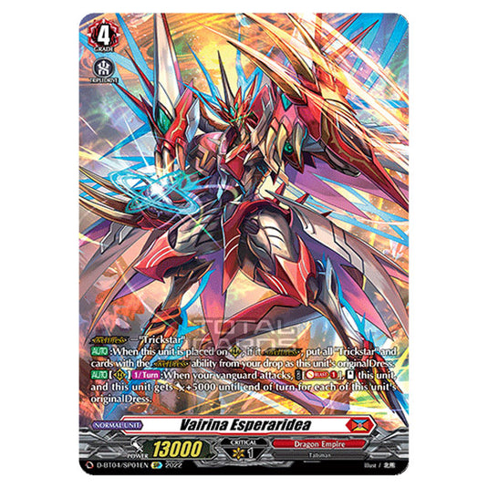 Cardfight!! Vanguard - VGE-D-BT04 - Awakening of Chakrabarthi - Vairina Esperaridea (SP) D-BT04/SP001