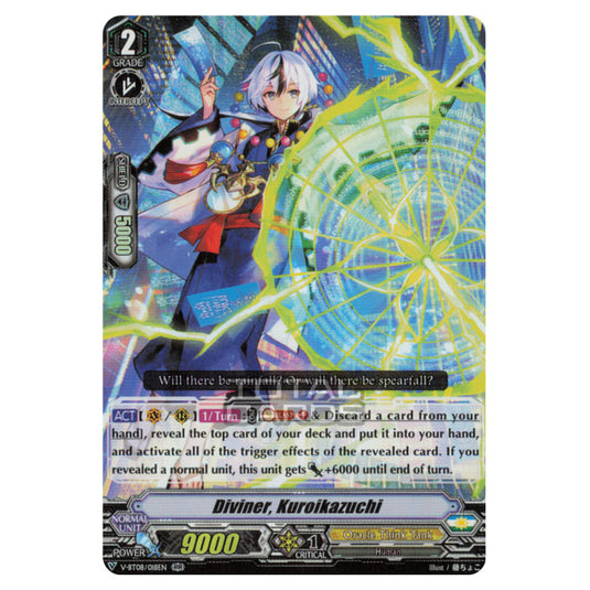 Cardfight!! Vanguard - Silverdust Blaze - Diviner, Kuroikazuchi (RR) V-BT08/018