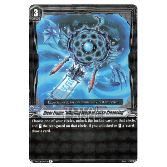 Cardfight!! Vanguard - Silverdust Blaze - Clear Frame "Whirling Wash of Curse Cleansing" (R) V-BT08/046