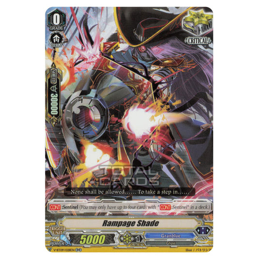 Cardfight!! Vanguard - Butterfly d'Moonlight - Rampage Shade (RR) V-BT09/028