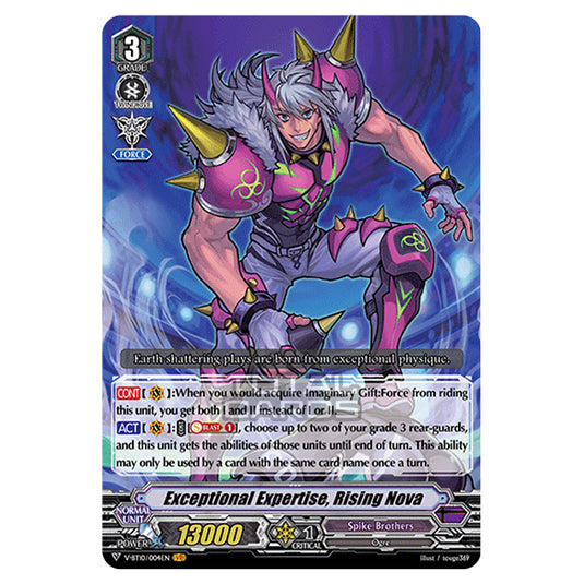 Cardfight!! Vanguard - Phantom Dragon Aeon - Exceptional Expertise, Rising Nova (VR) V-BT10/004