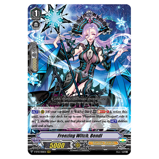 Cardfight!! Vanguard - Phantom Dragon Aeon - Freezing Witch, Bendi (RRR) V-BT10/008