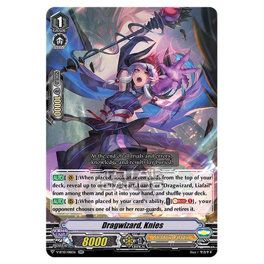 Cardfight!! Vanguard - Phantom Dragon Aeon - Dragwizard, Knies (RR) V-BT10/018