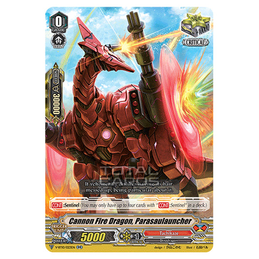 Cardfight!! Vanguard - Phantom Dragon Aeon - Cannon Fire Dragon, Parasaulauncher (RR) V-BT10/023