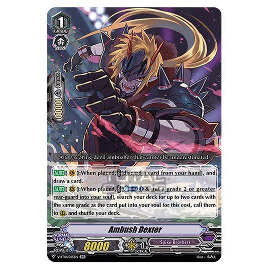 Cardfight!! Vanguard - Phantom Dragon Aeon - Ambush Dexter (RR) V-BT10/025