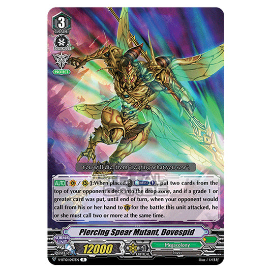 Cardfight!! Vanguard - Phantom Dragon Aeon - Piercing Spear Mutant, Dovespid (R) V-BT10/043