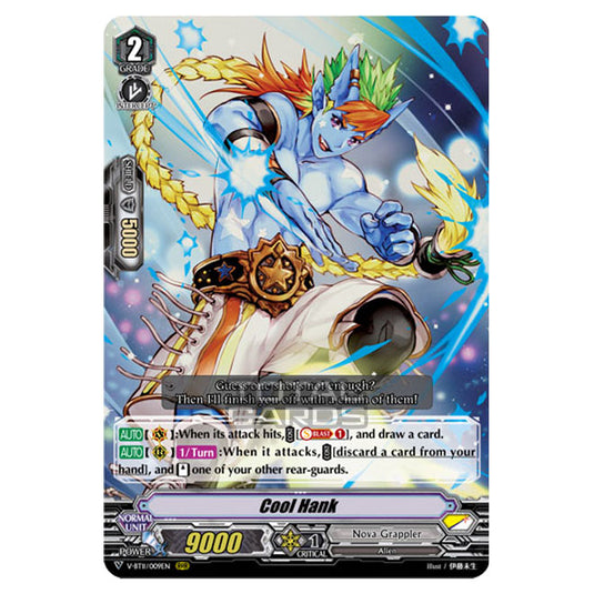 Cardfight!! Vanguard - Storm of the Blue Cavalry - Cool Hank (RRR) V-BT11/009