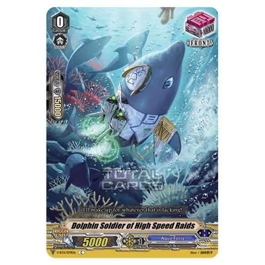 Cardfight!! Vanguard - Storm of the Blue Cavalry - Dolphin Soldier of High Speed Raids (C) V-BT11/079