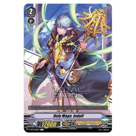 Cardfight!! Vanguard - Divine Lightning Radiance - Holy Mage, Indulf (C) V-BT12/059EN