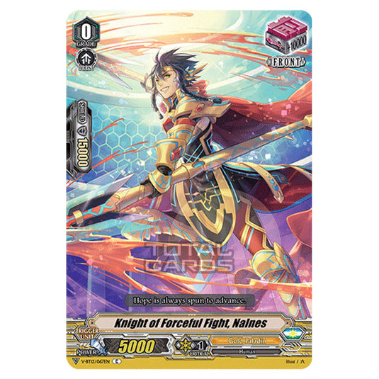 Cardfight!! Vanguard - Divine Lightning Radiance - Knight of Forceful Fight, Nalnes (C) V-BT12/067EN