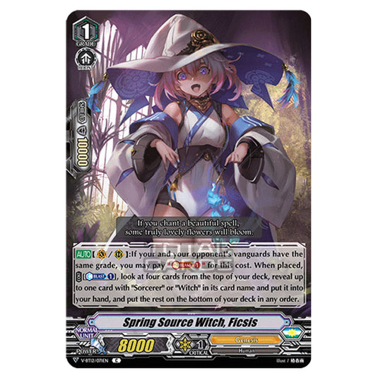 Cardfight!! Vanguard - Divine Lightning Radiance - Spring Source Witch, Ficsis (C) V-BT12/071EN