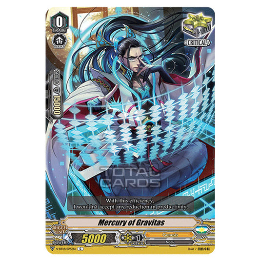 Cardfight!! Vanguard - Divine Lightning Radiance - Mercury of Gravitas (C) V-BT12/075EN