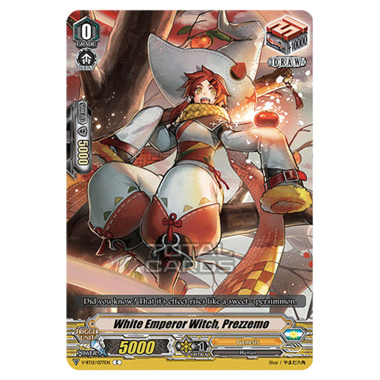 Cardfight!! Vanguard - Divine Lightning Radiance - White Emperor Witch, Prezzemo (C) V-BT12/077EN