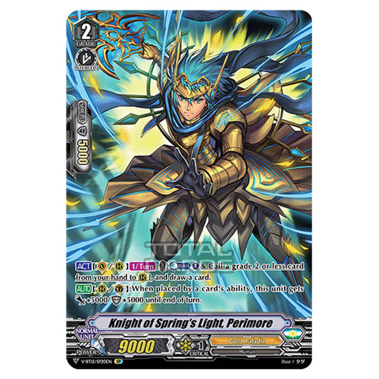 Cardfight!! Vanguard - Divine Lightning Radiance - Knight of Spring's Light, Perimore (SP) V-BT12/SP20EN