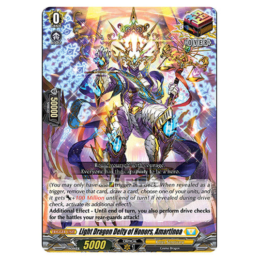 Cardfight!! Vanguard - D BT01 - Genesis of the Five Greats - Light Dragon Deity of Honors, Amartinoa (ORR) D-BT01/022