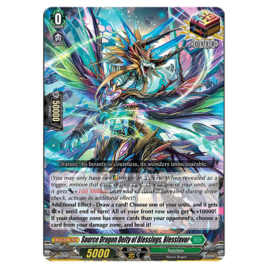 Cardfight!! Vanguard - D BT01 - Genesis of the Five Greats - Source Dragon Deity of Blessings, Blessfavor (ORR) D-BT01/025