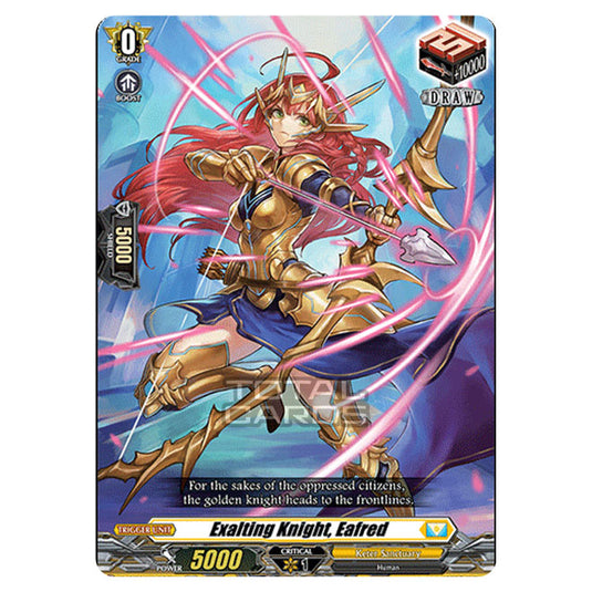 Cardfight!! Vanguard - D BT01 - Genesis of the Five Greats - Exalting Knight, Eafred (C) D-BT01/103