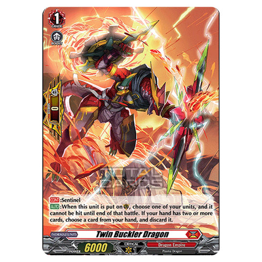 Cardfight!! Vanguard - D BT01 - Genesis of the Five Greats - Twin Buckler Dragon (H) D-BT01/H03