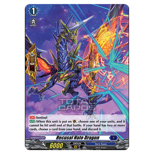 Cardfight!! Vanguard - D BT01 - Genesis of the Five Greats - Recusal Hate Dragon (H) D-BT01/H12