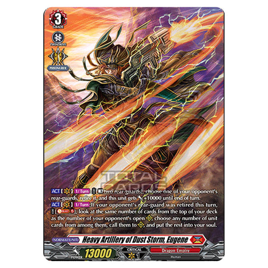 Cardfight!! Vanguard - D BT01 - Genesis of the Five Greats - Heavy Artillery of Dust Storm, Eugene (SP) D-BT01/SP02